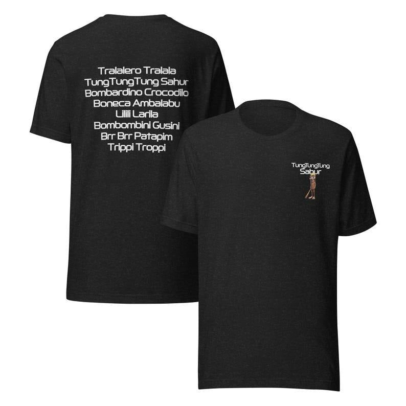 Tung Tung Tung Sahur T-shirt, Funny Baseball Bat Meme T-shirt, Dank Memes Tshirt, Cringe Tee, italian Brainrot, Special...
