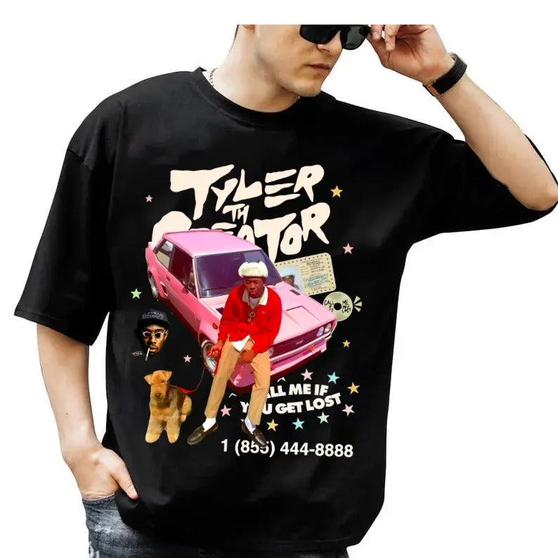 Tyler The Creator Album Tshirt, 90s Creator Graphic Hip Hop Tee, Rapper Unisex Shirt, Unisex Short Sleeve Tee