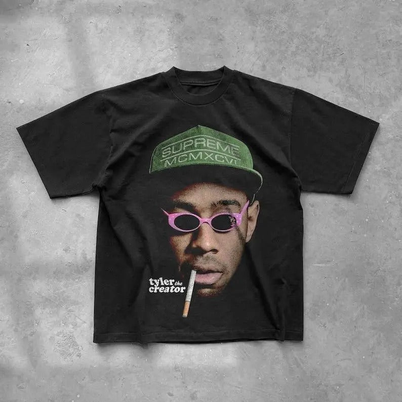 Tyler the Creator - Call Me If You Get Lost Graphic Tee - Vintage Style Shirt - Music Artist Inspired T-Shirt