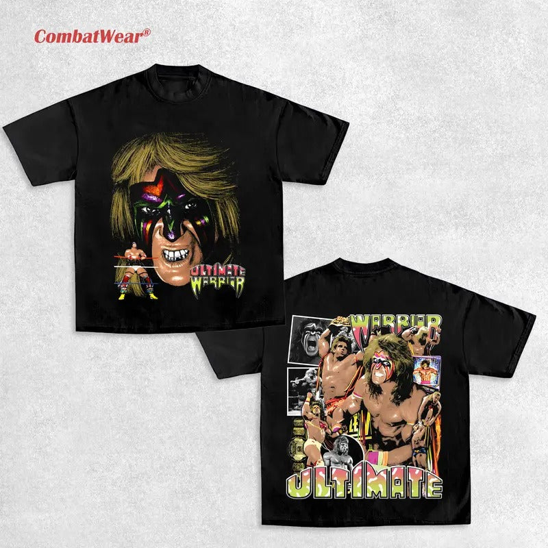 ULTIMATE WARRIOR TEE , Wrestling Tee, Wrestling Graphic Tee, Wrestler Shirt, Sports Shirt, Vintage Wresting Shirt, Wrestling Gift
