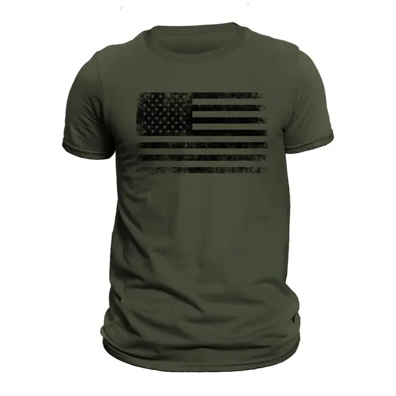USA Distressed Black Flag Men's T-shirt Hoodie, Sweatshirt | WearSparks.com