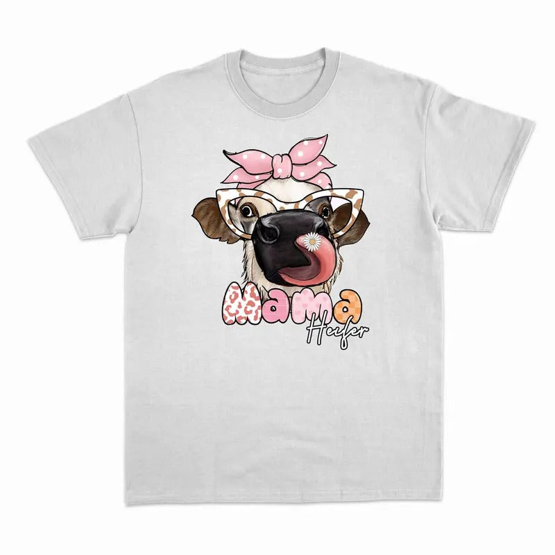 Unisex Mama Heifer Shirt, Highland Cow T-Shirt , Sweatshirt and Hoodie