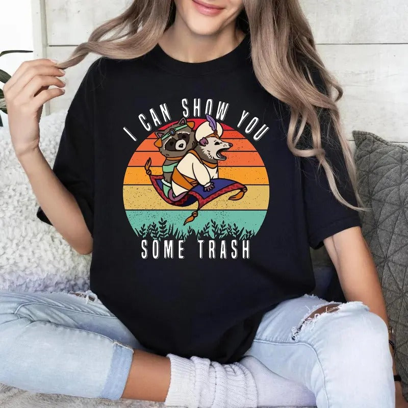 Unisex Vintage Aladdin Possum Raccoon Shirt