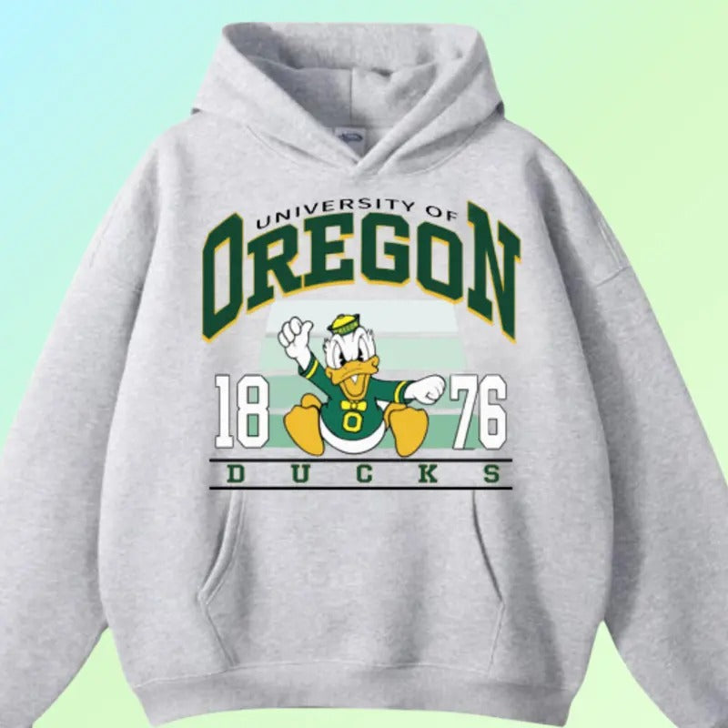 University of Oregon Ducks Sweatshirt - Classic Collegiate Design Celebrating School Spirit, Perfect for Students, Alumni, and Fans of the Ducks, Unisex