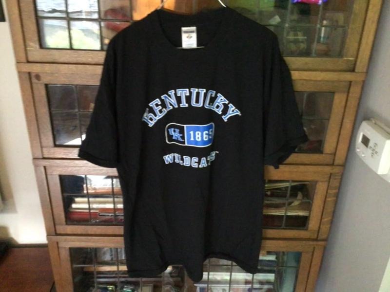 VTG Kentucky Wildcats Black Jerzees Spell Out 1865 Unisex T-shirt Sweatshirt Hoodie18