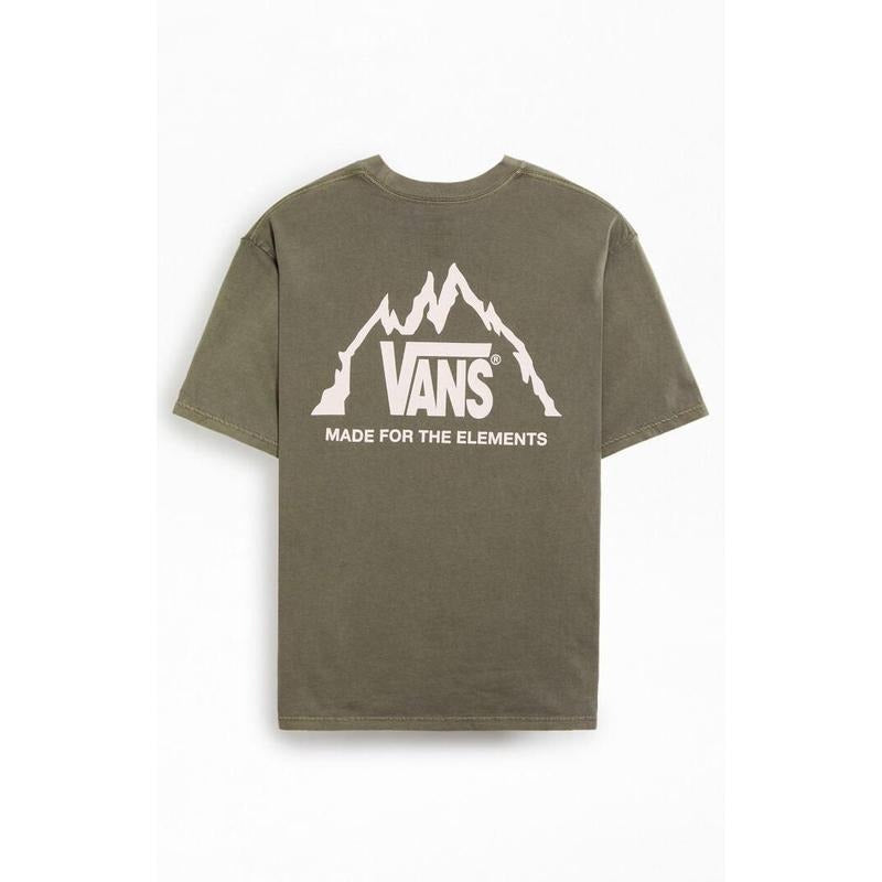 Vans Men's Tan MTE Crestline T-Shirt - Multicolor