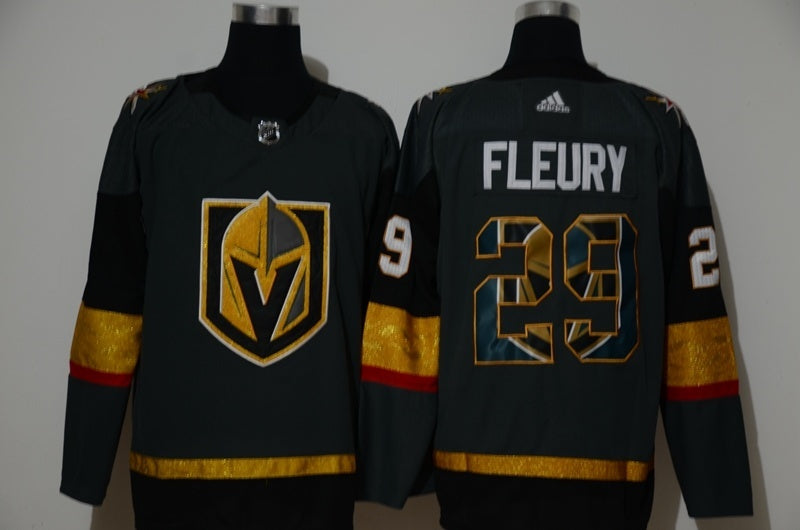 Vegas Golden Knights #29 Marc-Andre Fleury Team LOGO Edition