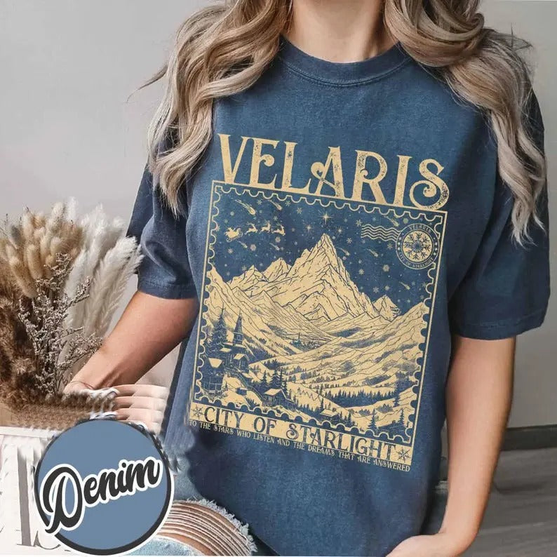 Velaris City of Starlight Acotar Shirt, the Night Court Shirt, Court of Thorns and Roses, City of Starlight, Bookish...