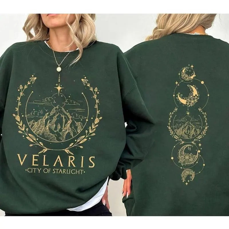 Velaris Sweatshirt, The Night Court Sweatshirt, Night Court Symbol Sweatshirt, A Court Of Thorns And Roses Court, Acotar Sweatshirt