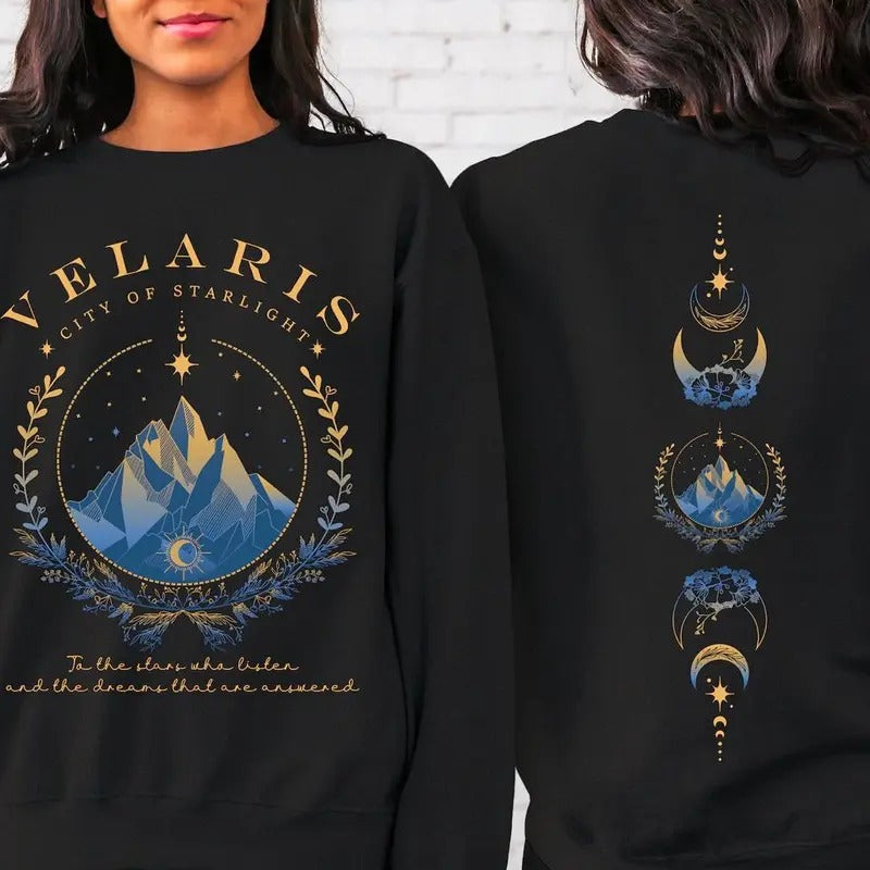 Velaris Sweatshirt, The Night Court Velaris Shirt, Romance Readers Tee, City of Starlight Sweater, Acotar Shirt, Fantasy Books T-Shirt, Vintage Velaris Sweatshirt, Booktok Shirt
