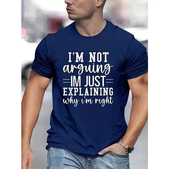 Vibrant Graphic Print Crew Neck Short Sleeve T-Shirt for Men - Casual Summer Outdoor Tees with Relaxed Fit and Soft Fabric - Perfect for Vacation and Daily Wear Made in USA