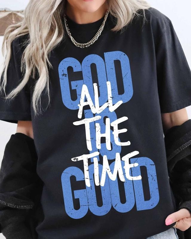 Victoria Maxwell, Womenswear Vintage Graphic Tee, God is good all the time, Christian Bible verse, Jesus bible Christian inspirational Shirt, Happy Easter Day