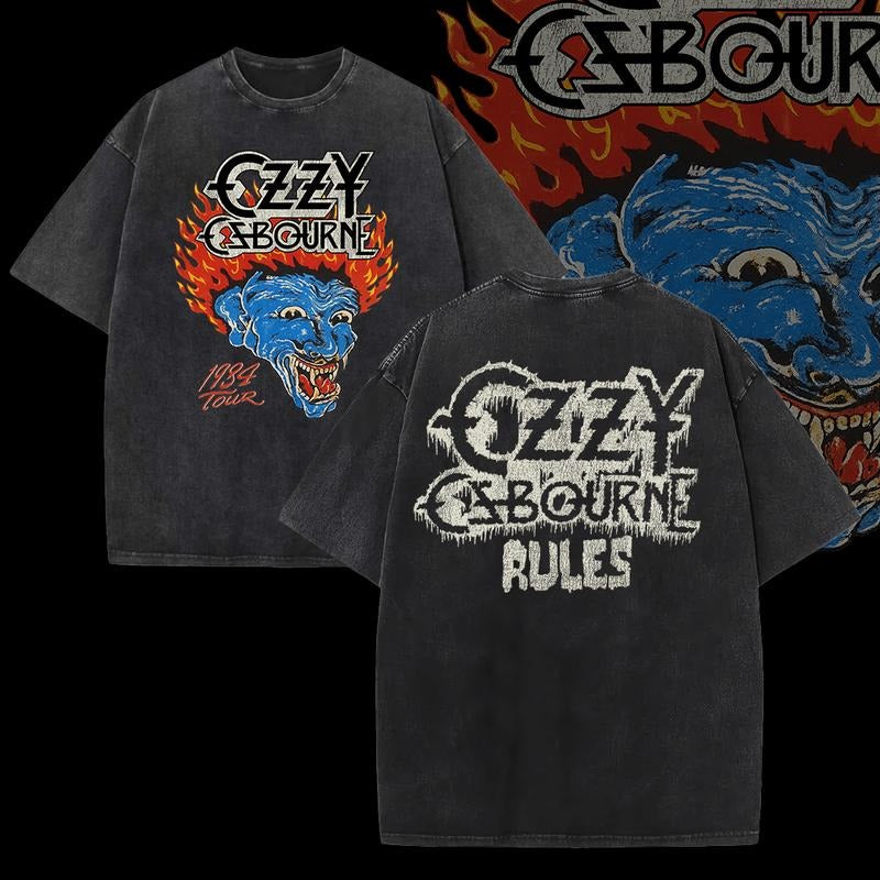 Vintage 0zzy 0sbourn3 T-Shirt, Rip 0zzy 0sbourn3, Bl@ck S@bbath Tee, Prince of Darkness Shirt, Memorial Gift for Fan