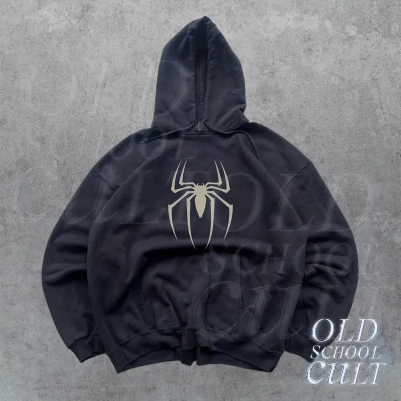 Vintage 90s Graphic Hoodie, Retro Pump Cover Gothic Hoodie, Gym Hoodie, 90s Gothic Clothing, Y2k Oversized Grunge Hoodie
