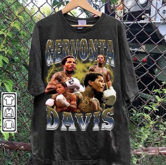 Vintage 90s Graphic Style Gervonta Davis T-shirt - Gervonta Davis T-shirt - American Professional Boxer Tee For Man and Woman Unisex T-shirt