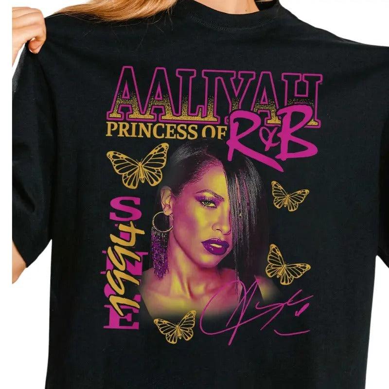 Vintage Aaliyah Unisex Shirt Rap Hip Hop Shirt, Aaliyah Rap Shirt, Aaliyah Vintage Shirt, Aaliyah Selena Shirt, Vintage Clothing, Vintage