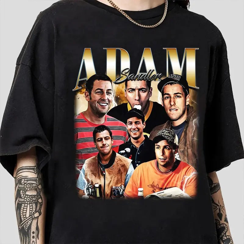 Vintage Adam Sandler T-Shirt, Gift For Woman and Man Unisex T-Shirt Fabric Top