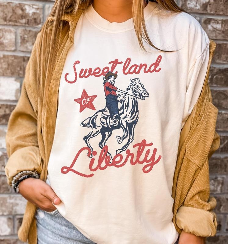 Vintage Americana 4th of July Tshirt, Cowboy T Shirt, Retro Americana Tee, Retro Cowgirl Tshirt, Summer Cowgirl Shirt T-shirt, sweater and Hoodie