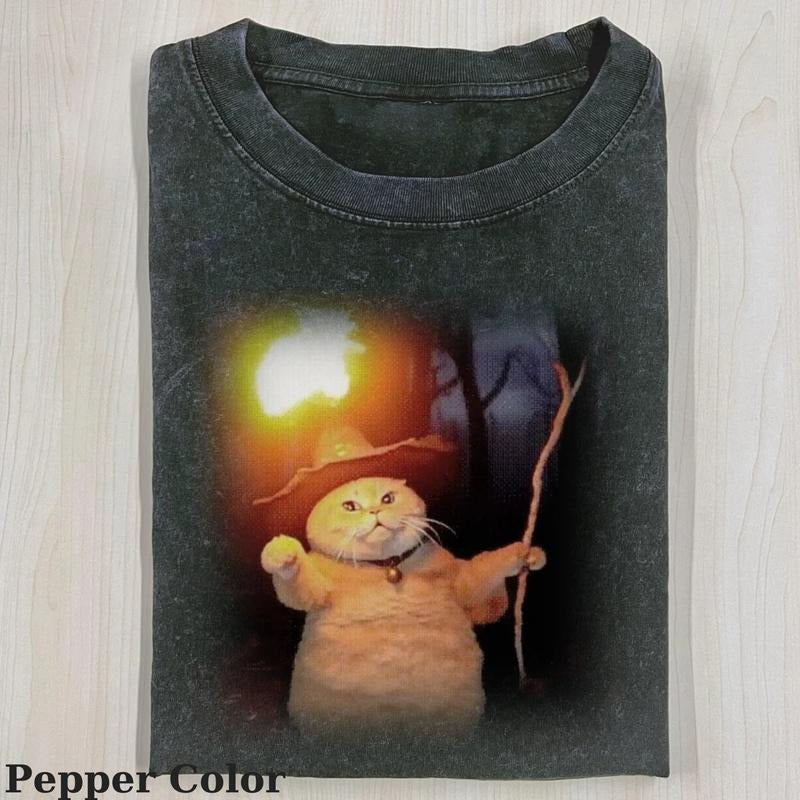 Vintage Dancing Cats T-Shirt, Fantasy Kitten Tshirt, Cute Cat Shirt, Cool Cat Tshirt, Love Cat Tshirt, Meme Cringe Funny Dumb Shirts, Unisex Shirt Menswear Womenswear Streetwear