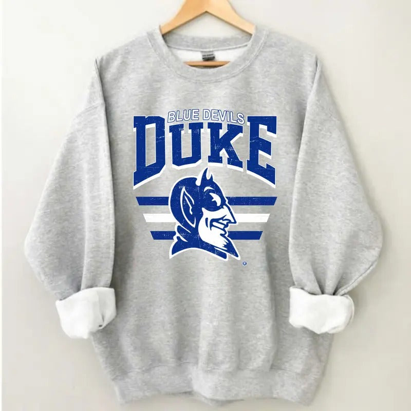 Vintage Duke blue devils Crew Neck Sweatshirt
