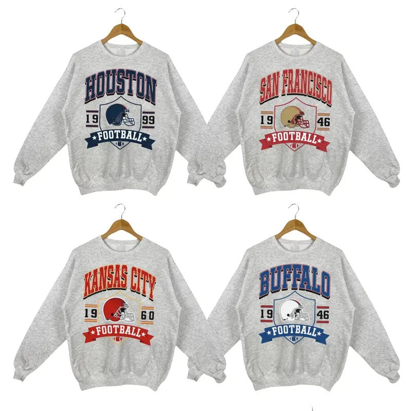 Vintage Football Sweatshirt, Hometown Football Sweatshirt, Classic Football Shirts, Vintage Graphic Tees, Football Fan Gift, Unisex Sweatshirts