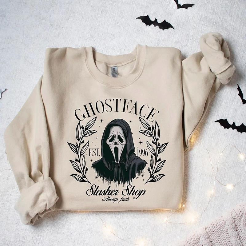 Vintage Ghostface Sweatshirt, Retro Halloween Shirt, Halloween Movie Sweatshirt, Vintage Scary Movie Shirt, Halloween Movie Fan Gift