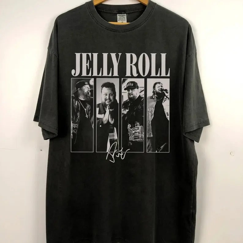 Vintage Jely Rooll Rapper Tshirt, Beautifully Brkn Shirt, Jelly Tour Merch 2024 Shirt, Roll Fans Gift 2024 Menswear Top