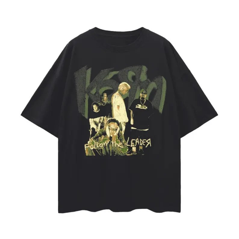 Vintage KORN Tshirt, Rock Band Retro Shirt, Trendy Shirt