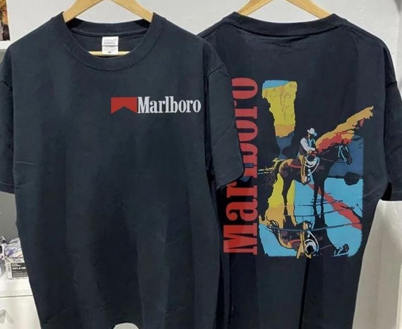 Vintage Marlboro 80s shirt Marlboro Cowboy T-shirt, sweater and Hoodie