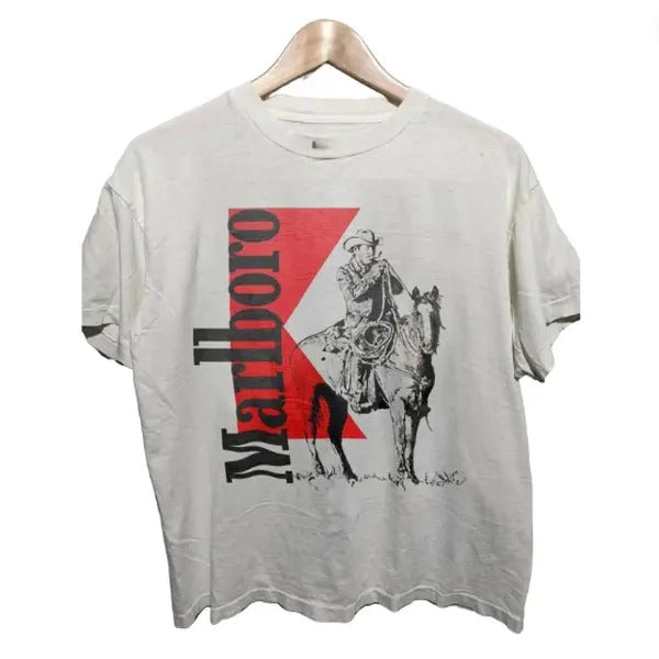 Vintage Marlboro Cowboy Wild West Shirt, Marlboro Shirt, Country Music Shirt, Cowboy Killer Shirt, Boho Shirt, Cowboy Rodeo Tshirt, Country Music Tee Gift Menswear Top