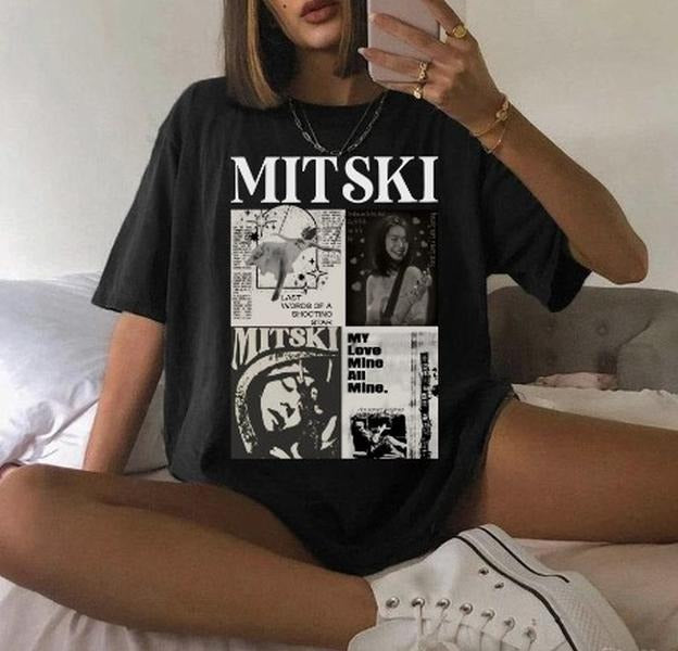 Vintage Mitski Album Cover T-Shirt Mitski Music Cotton All Size Men Women Shirt