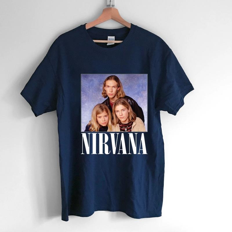 Vintage Nirvana Hanson T-Shirt, 90s 1993 Band Tour Unisex Shirt, Retro T-Shirt, Nirvana Hanson Black Tee, Fashion 90s