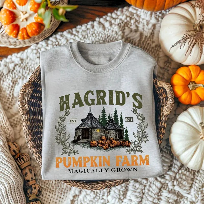 Vintage Pumpkin Farm Sweatshirt, Vintage Pumpkin Patch Shirt, Retro Halloween Hoodie, Vintage Pumpkin Sweatshirt,...