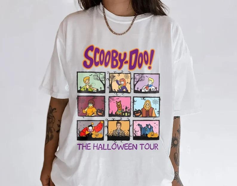 Vintage Scooby Shirt, 90s Halloween Movie T-Shirt, Retro Halloween Sweatshirt, Scooby Doo T-Shirt, Vintage Halloween Movie Character Tee, Vintage Halloween Shirt, Scooby Sweatshirt, Scooby.doo Sweatshirtstyle{n002}4