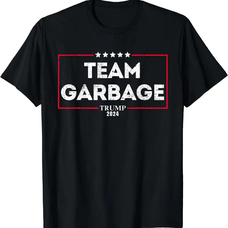 Vintage Team Garbage for Trump 2024 T-Shirt Hoodie, Sweatshirt | WearSparks.com