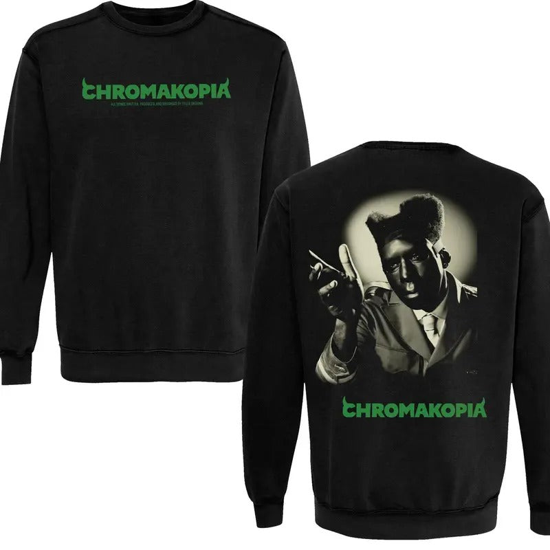 Vintage Tyler The Creator Hoodie Sweatshirt T-shirt, Retro Chromakopia New Album shirt, Tyler Chromakopia Vintage Shirt, Rap Lover Gift, Hip Hop 90s Shirt, Gift for Fans