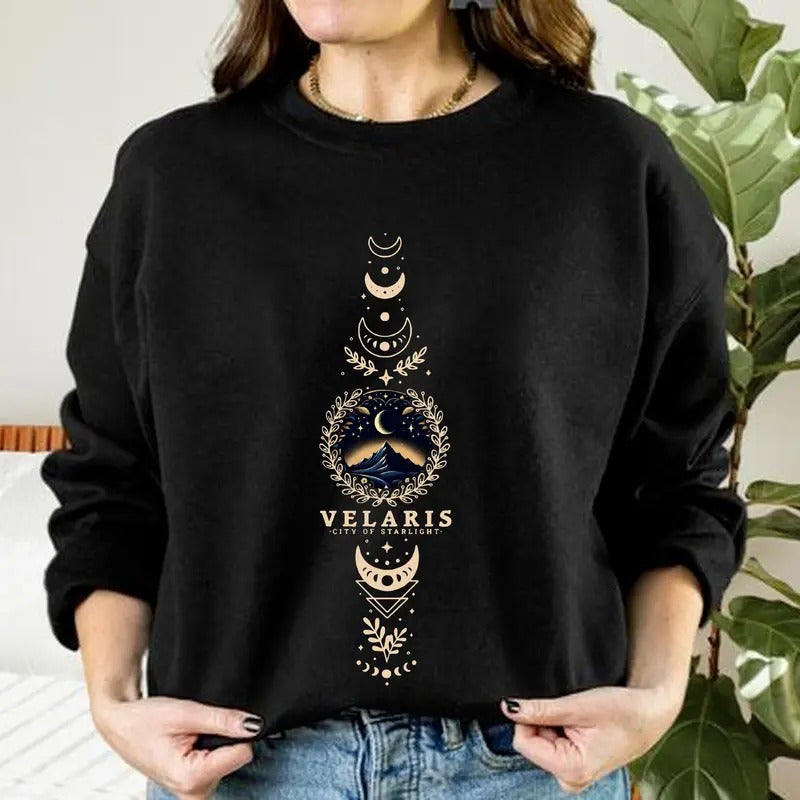 Vintage Velaris Sweatshirt, City Of Starlight Shirt, Acotar Tee Shirt, Night Court Shirt, Velaris Lovers Shirt, Bookish Shirt, Gift For Lovers