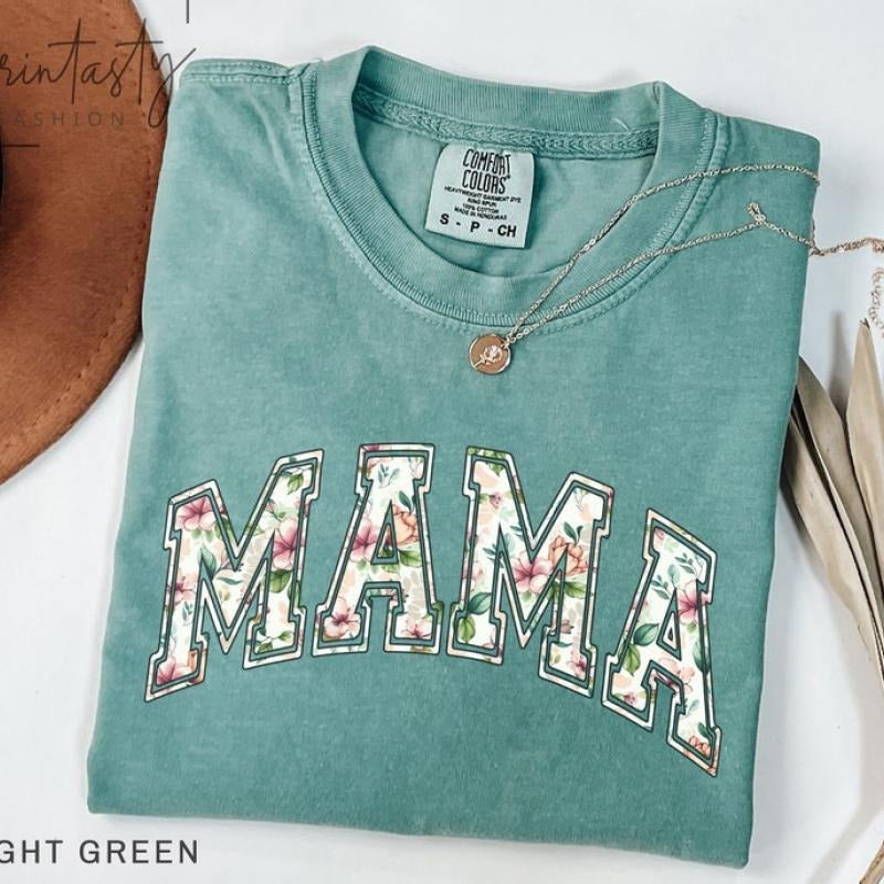 Vintage floral Mama t-shirt, Mama T-Shirt, Strong Woman Shirt, gift for mothers day, Mama tee, Graphic Tee, Women's T-Shirtstyle{n002}3