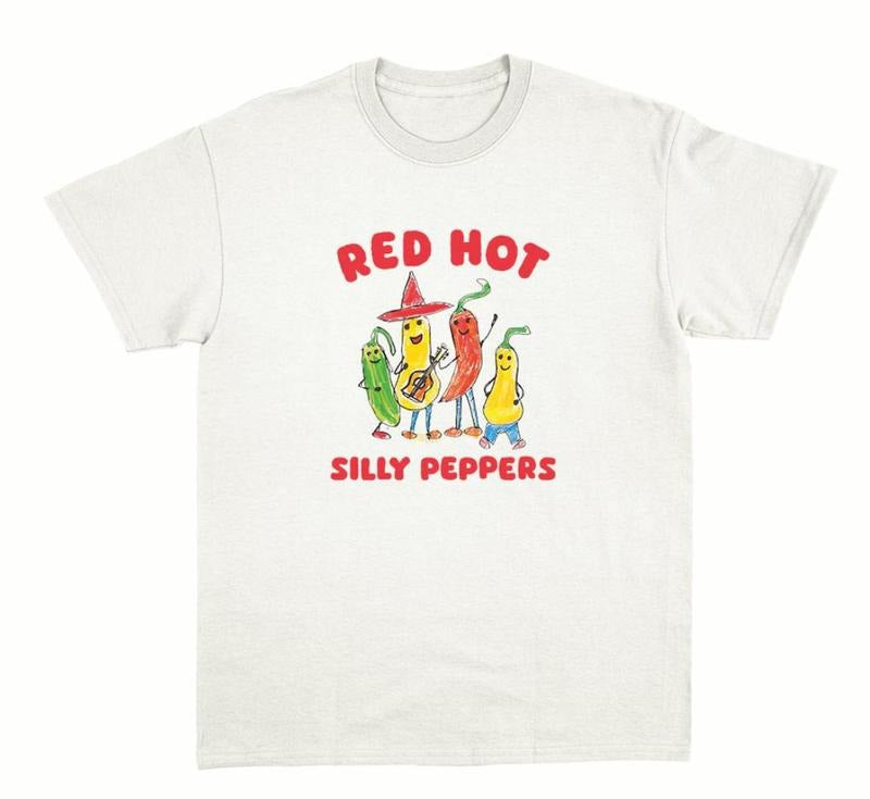 Vintage silly peppers tee- unisex t shirt -graphic tee Menswear Top