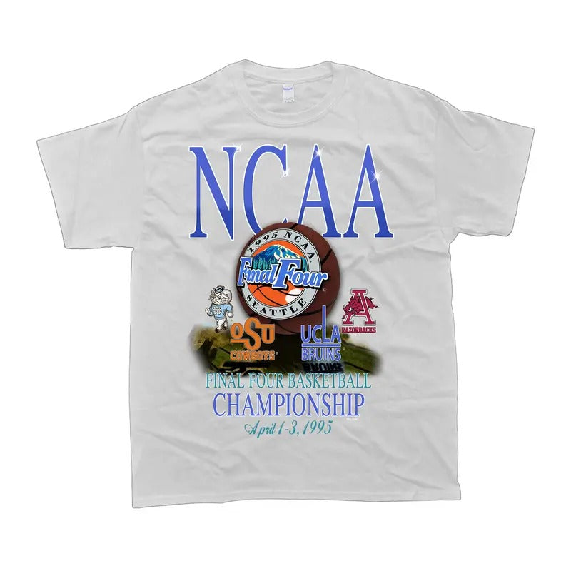 Vintage1995 NCAA Final Four Championship Tar Heels OSU UCLA Arkansas t-shirt Hoodie, Sweatshirt | WearSparks.com
