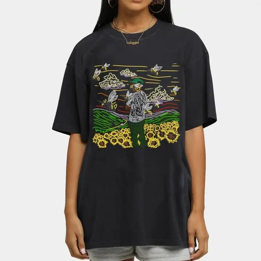 Vtg Flower Boy Y2k Aesthetic Inpsired Tee, Fashion Cotton, Full Colors, Full Sizes, For Men, For Women