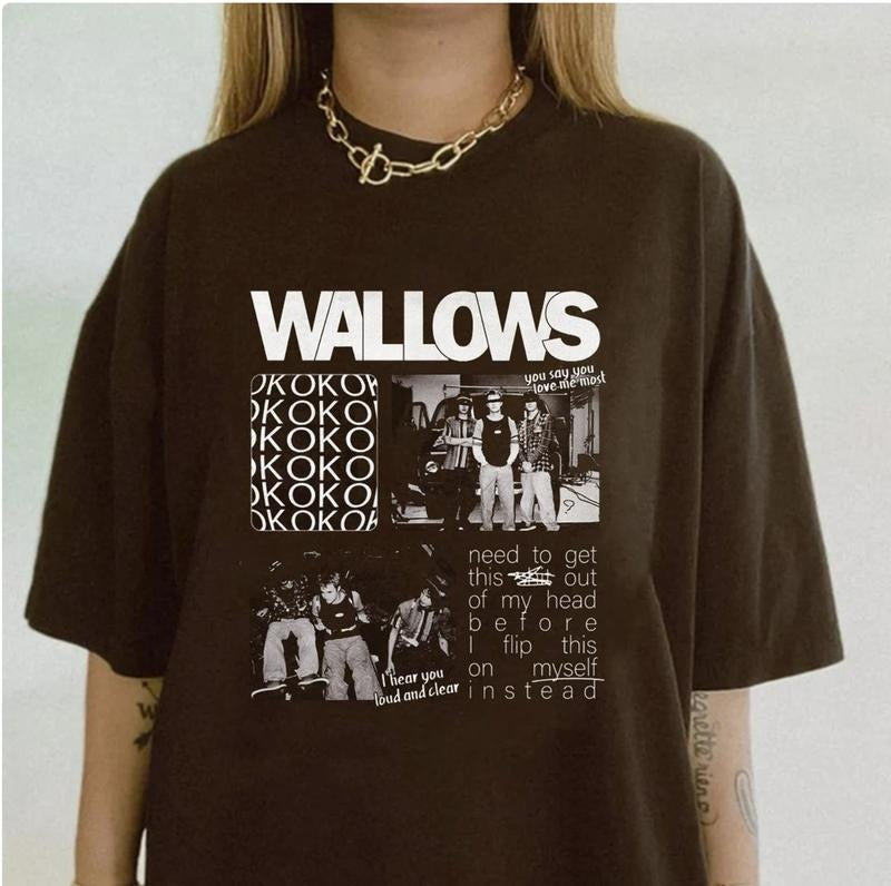 Wallows retro y2k Shirt, Wallow band Unisex Shirt, Gift for men and women