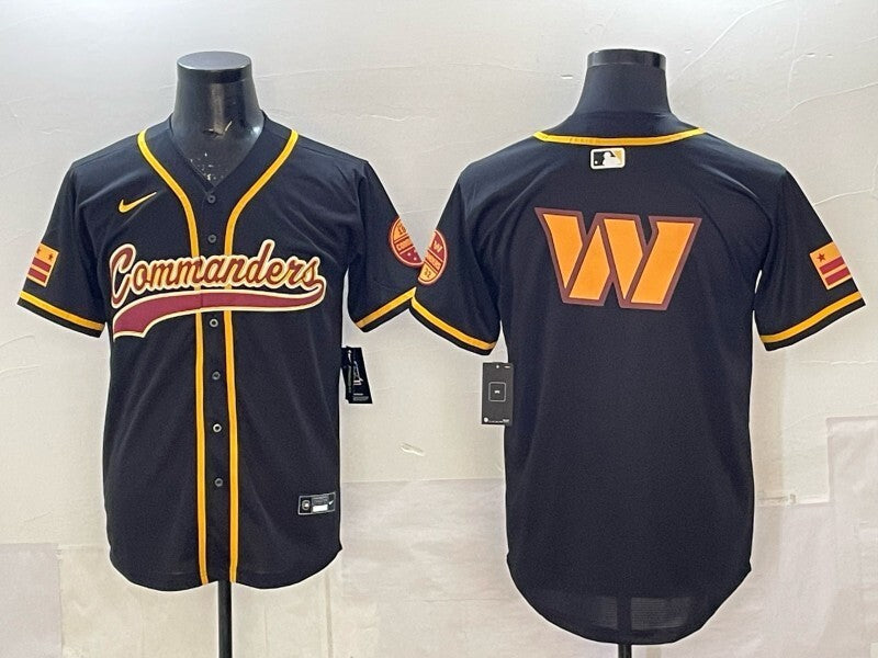 Washington Commanders Redskins Black Collaboration Style 1