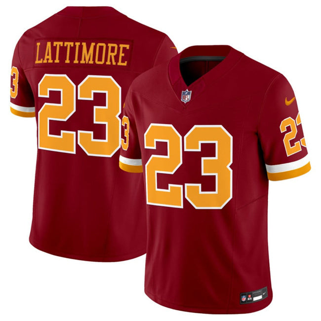 Washington Commanders #23 Marshon Lattimore Burgundy 2025 F.U.S.E. Throwback Limited