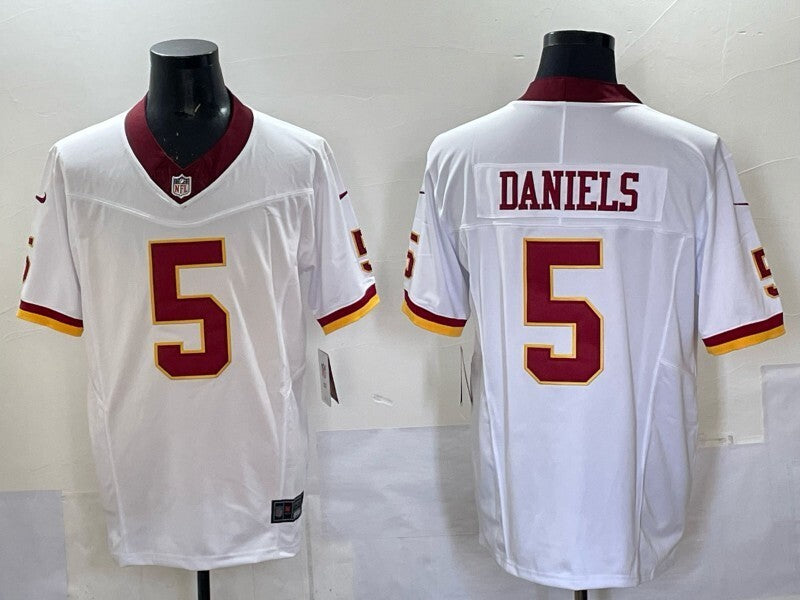 Washington Commanders #5 Jayden Daniels Redskins 4 Edition Style 1
