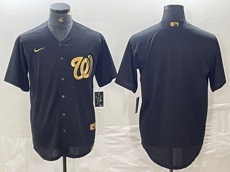 Washington Nationals Black Gold 4 Edition Style 3