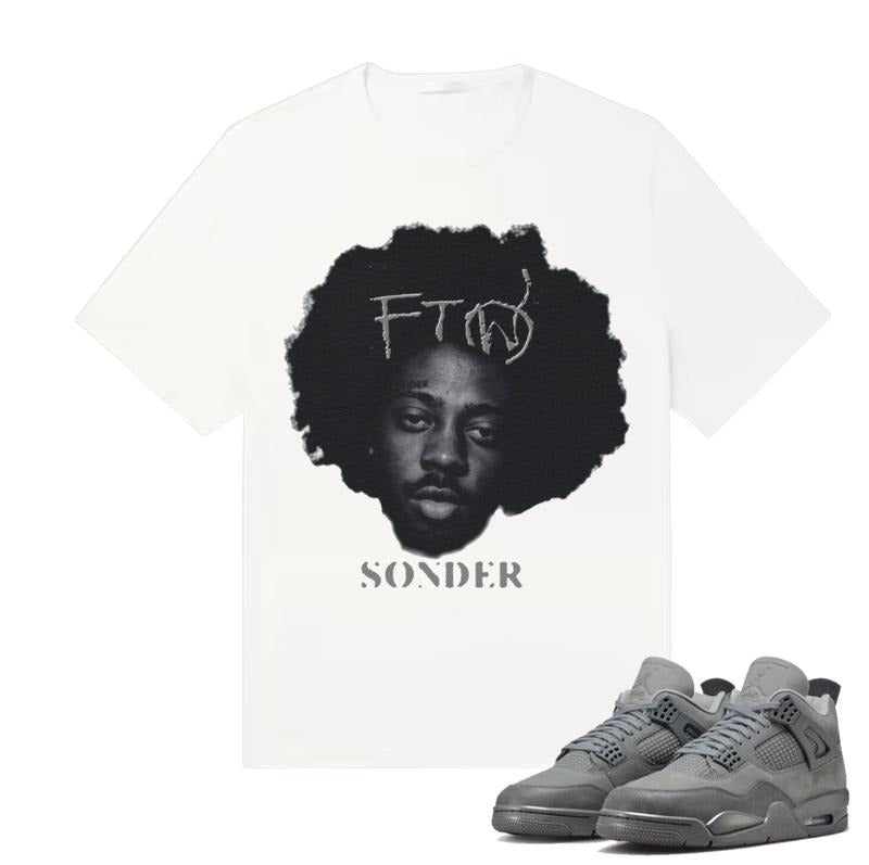 Wasteland Prince Sonder Graphic Shirt, Shirt to Match Sneaker 4s Retro Wet Cement, Cotton Menswear T-Shirt Top