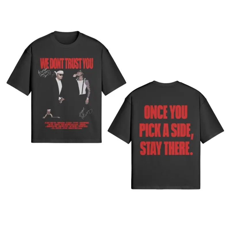We Don't Trust You Graphic Tee Metro Boomin Future Music T-Shirt, Rap Vintage T-shirt, Vintage 90s style top clothing, Unisex graphic Streetwear shirts