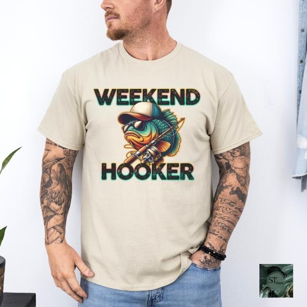 Weekend Hooker Dad Men's Shirt for Fathers Day Unisex Fit