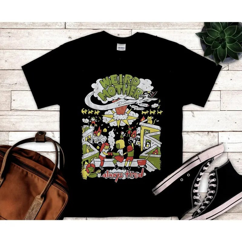 Weird Mother 90s Explosion Shirt, unisex sizing